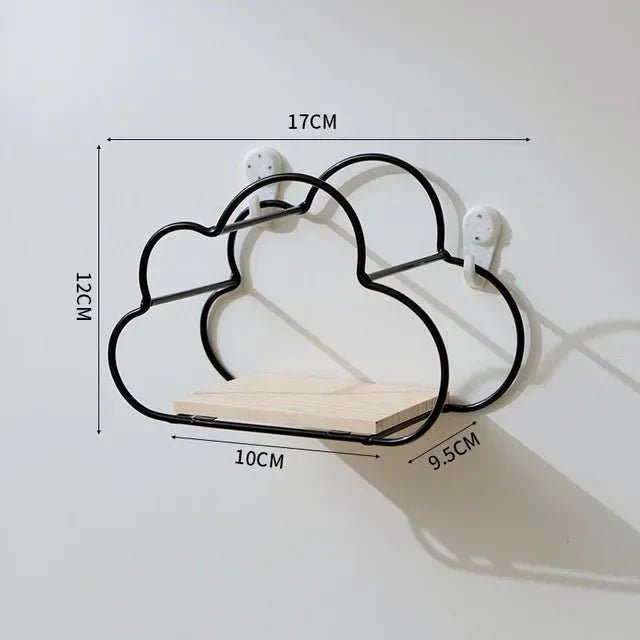 Étagère Murale - KidWallShelf™ - Noir - Petit paradis bébé