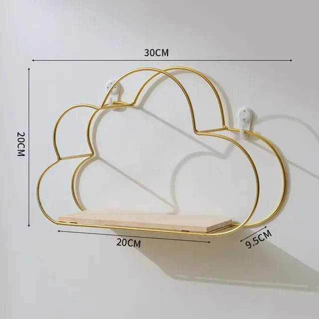 Étagère Murale - KidWallShelf™ - Or - Petit paradis bébé