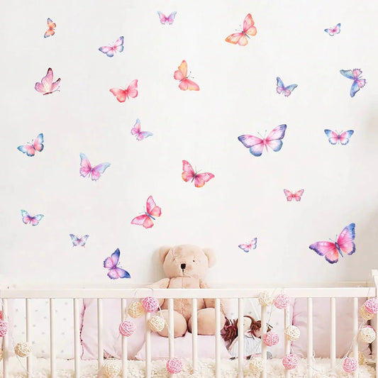 Décoration Murale - ButterfliesSticker™ - MultiColore - Petit paradis bébé
