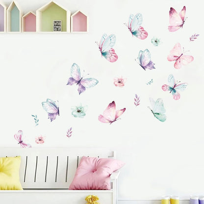 Décoration Murale - ButterfliesSticker™ - Vert - Petit paradis bébé