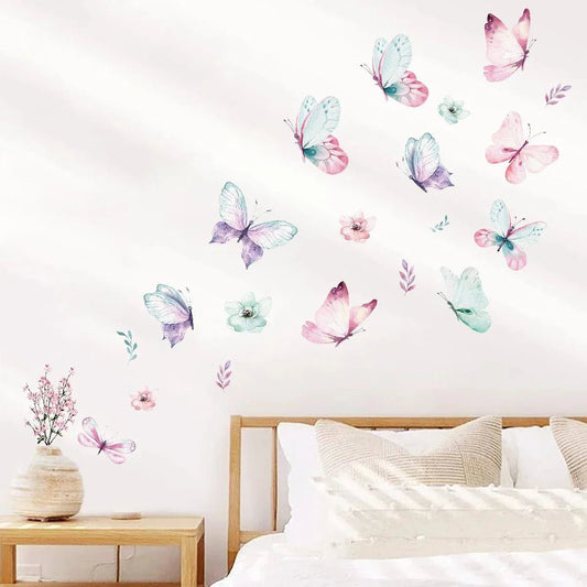Décoration Murale - ButterfliesSticker™ - Vert - Petit paradis bébé