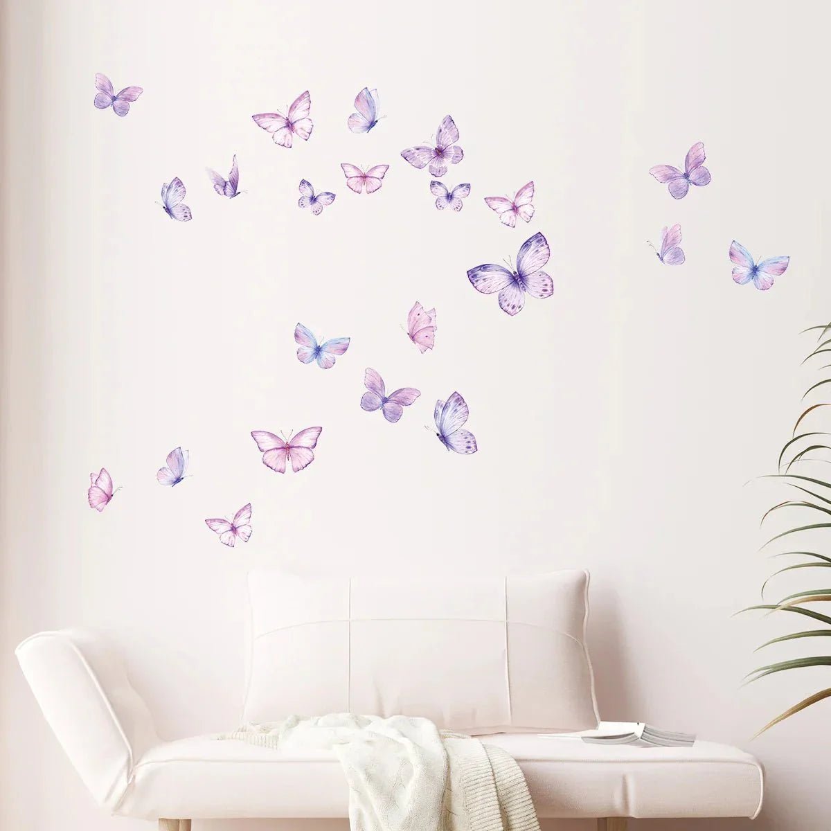 Décoration Murale - ButterfliesSticker™ - Violet - Petit paradis bébé