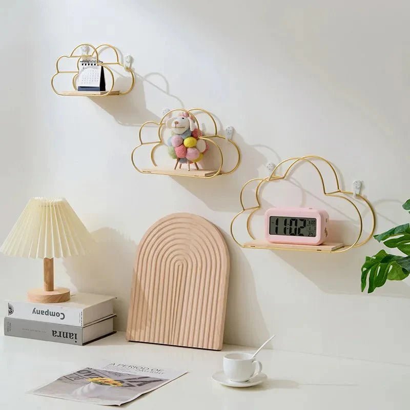 Étagère Murale - KidWallShelf™ - Or - Petit paradis bébé