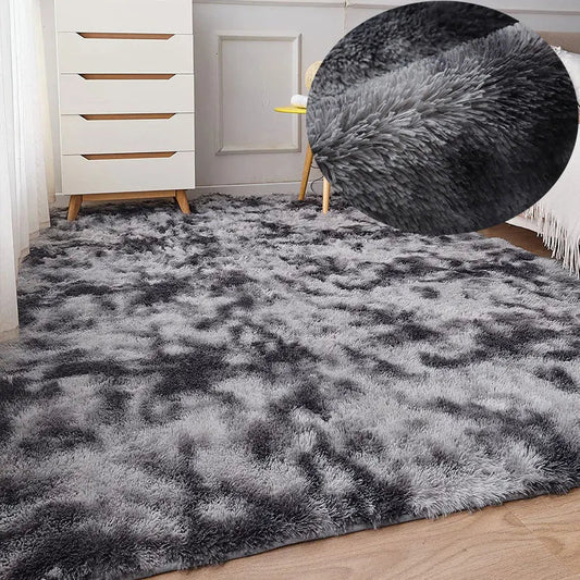 Tapis en Fourrure - HairyRugs™ - Gris - Petit paradis bébé